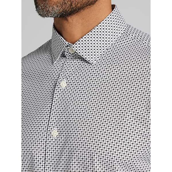 Awearness Kenneth Cole Big & Tall Men's CHILLFLEX Button Up Shirt Black - Size: 2XLT