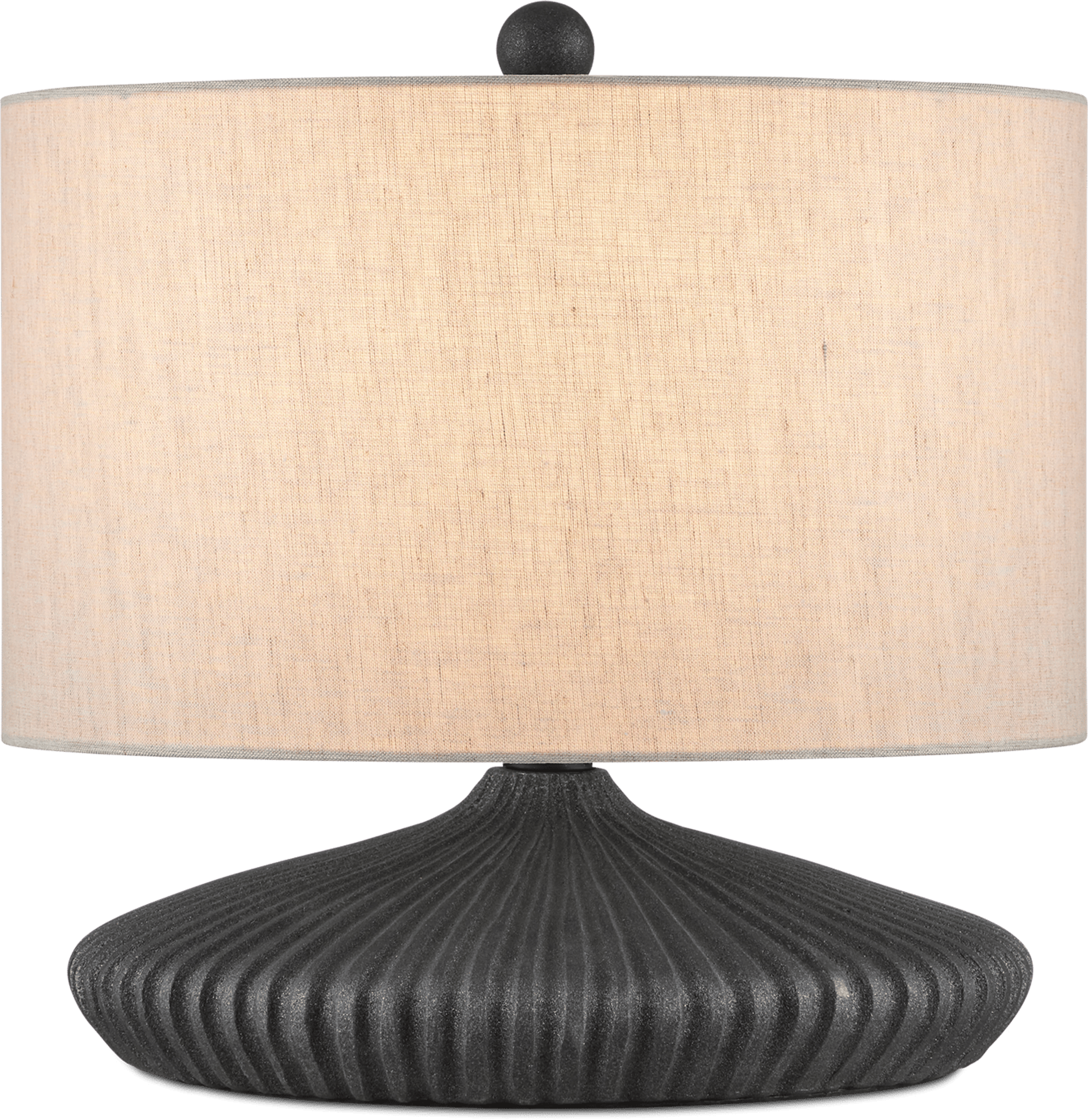 Mythmaker Table Lamp: Modern Terracotta Black Finish