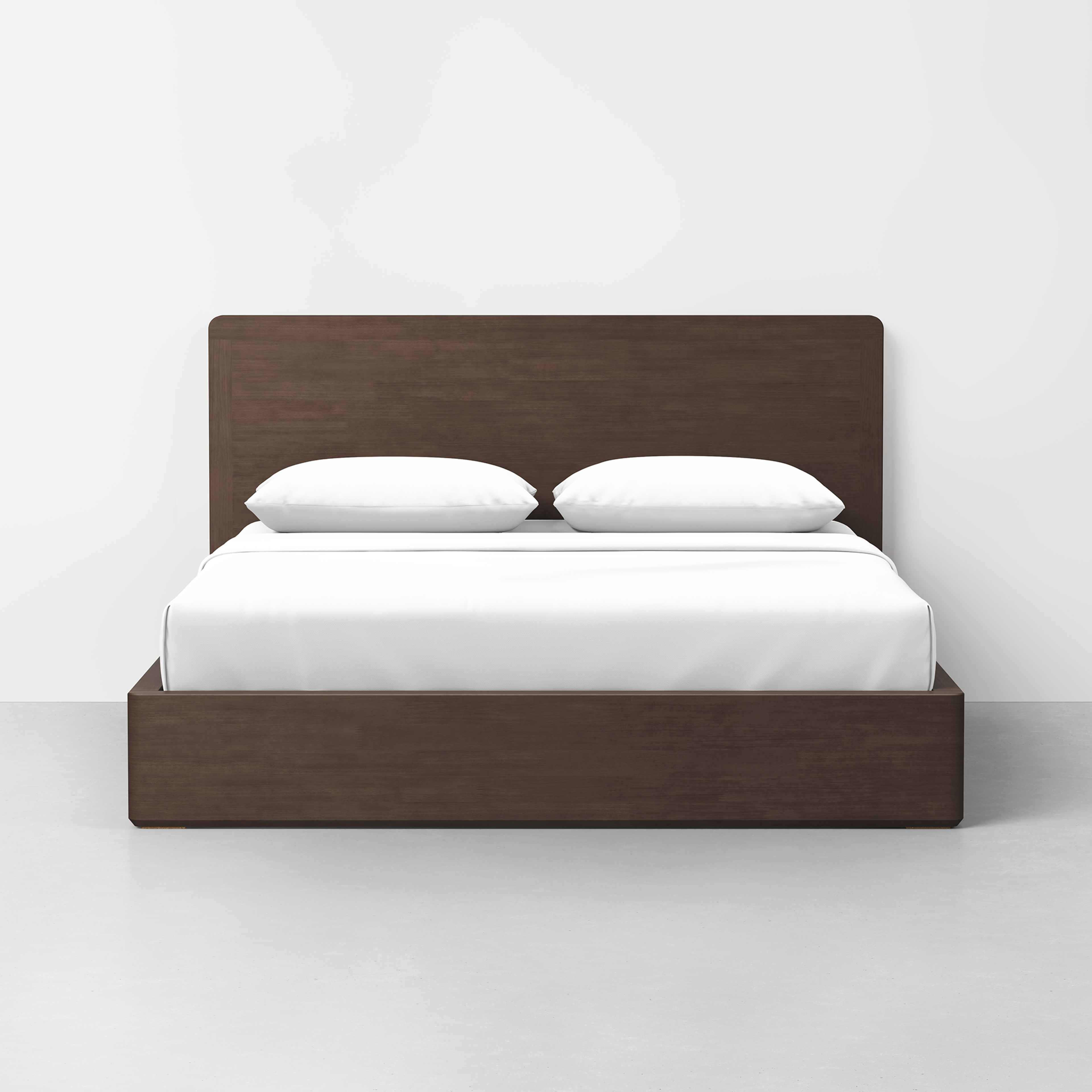Essential Platform Bed Frame - Solid Upcycled Wood by Thuma