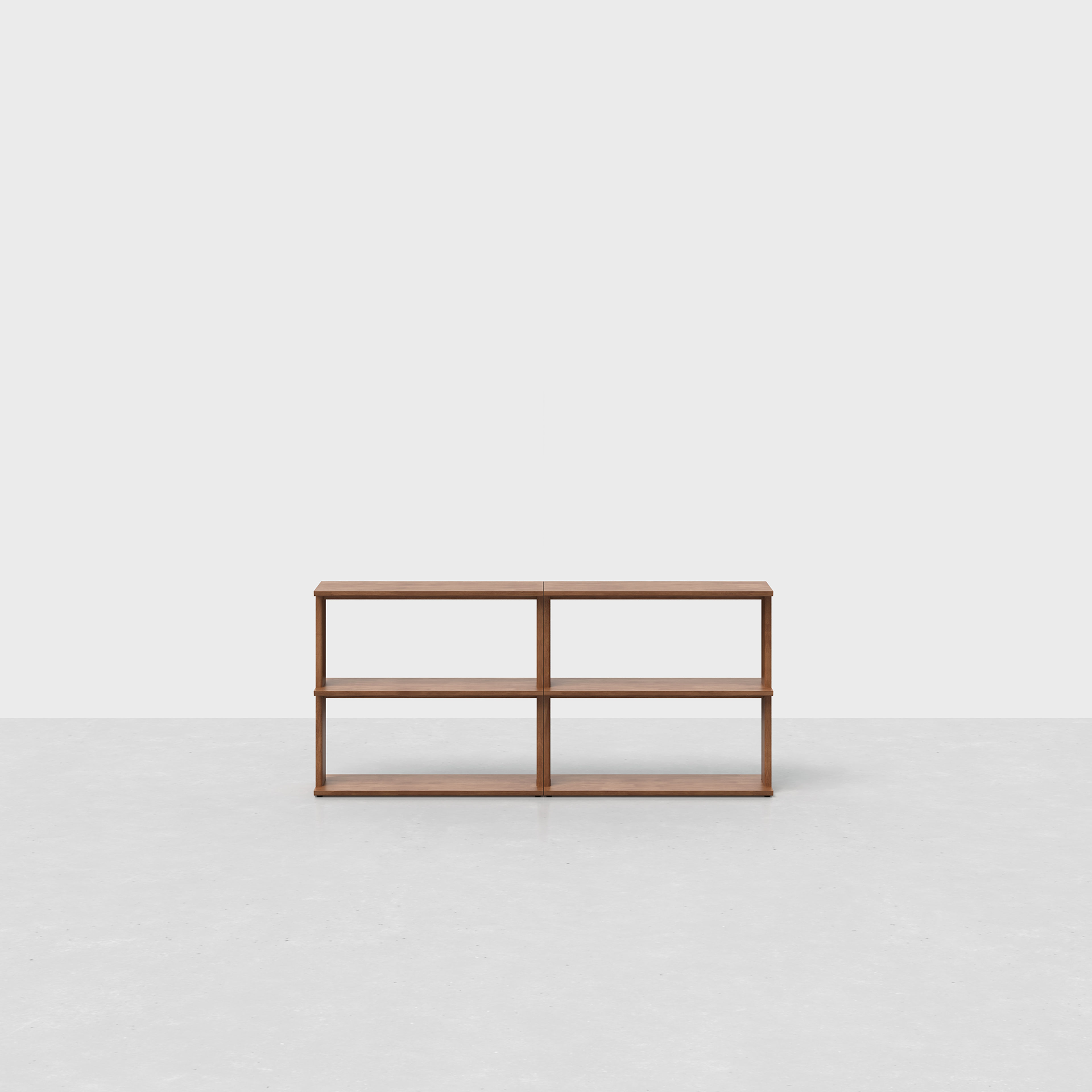 Pillar Bookshelf - Modern Wood Storage