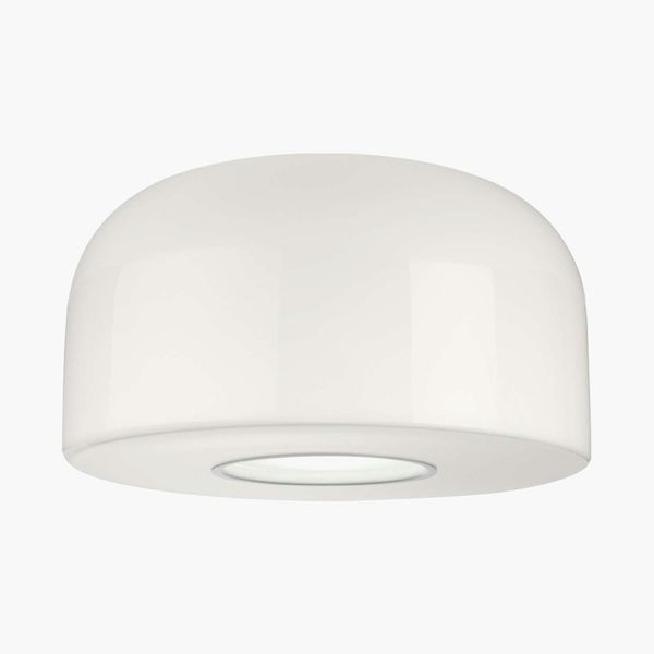 Bellhop Glass Ceiling Light, White at Design Within Reach