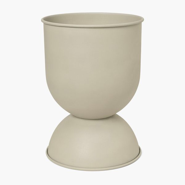 Hourglass Planter, Cashmere, Large at Design Within Reach