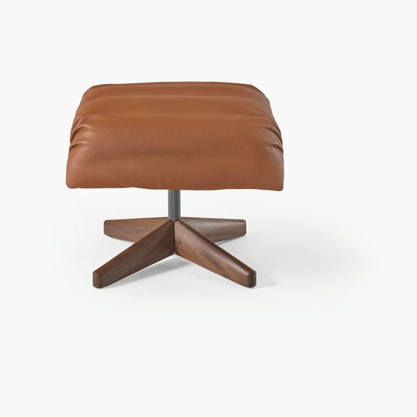Ramus Ottoman, Chestnut Brown at Design Within Reach