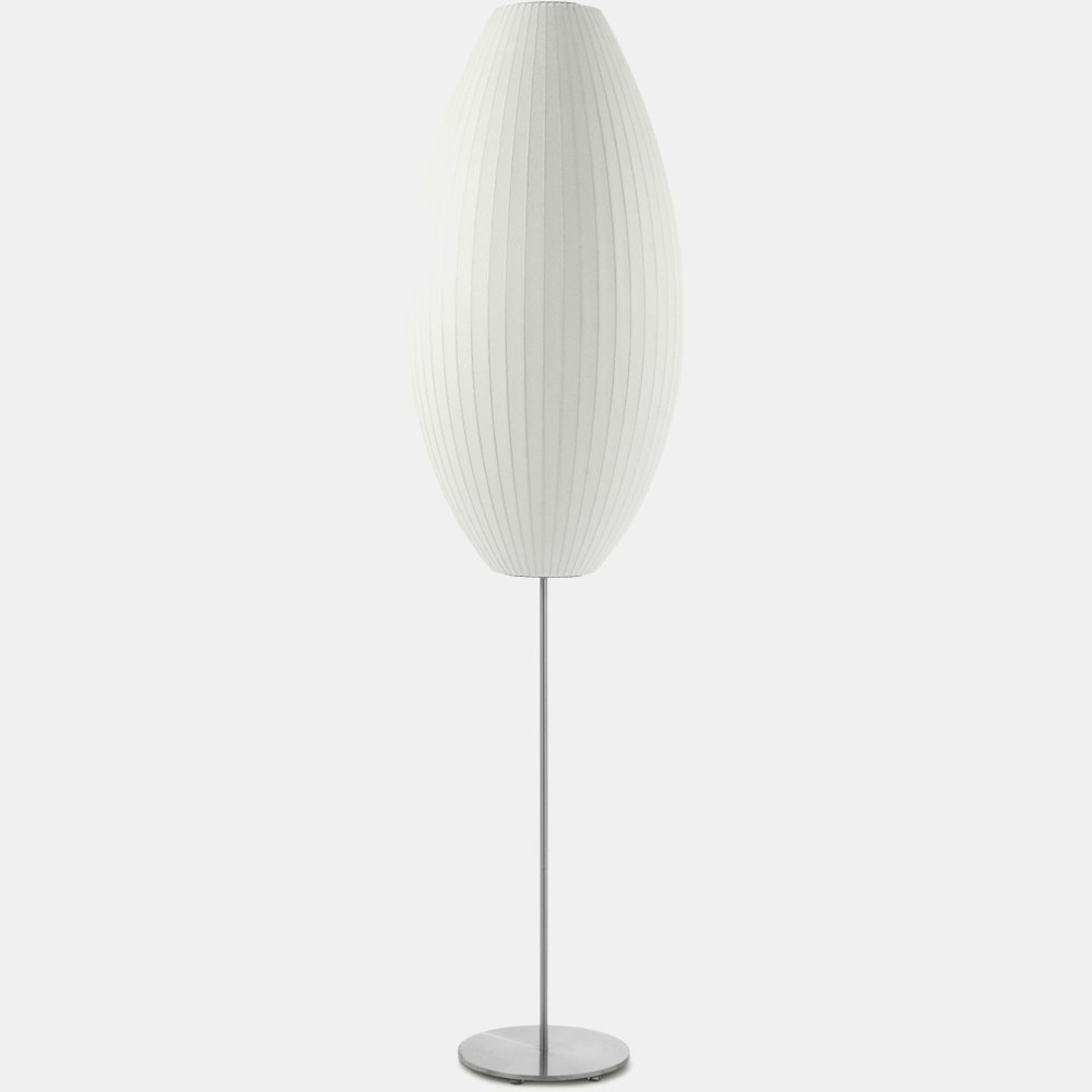 Nelson Cigar Lotus Metal Floor Lamp | Modern Iconic Design
