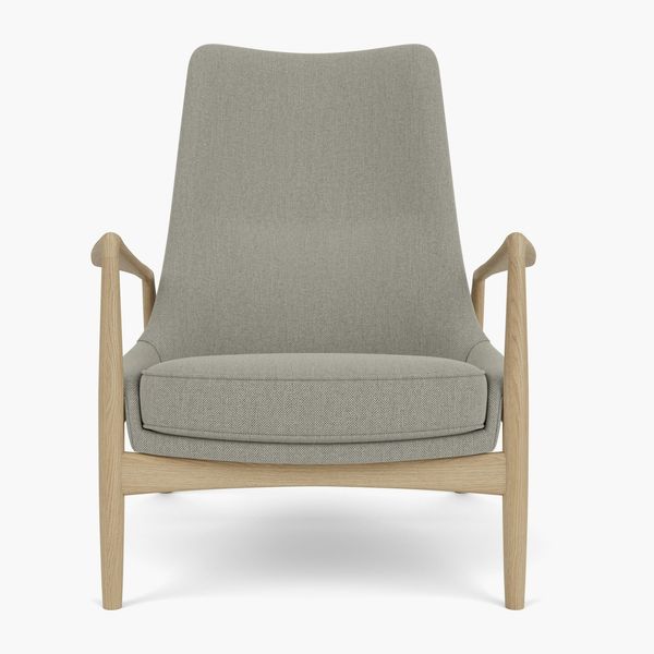 Seal Chair, High Back, Grey at Design Within Reach