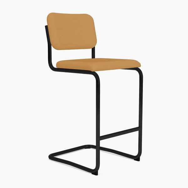 Cesca Upholstered Bar Height Stool, Botany Bay at Design Within Reach