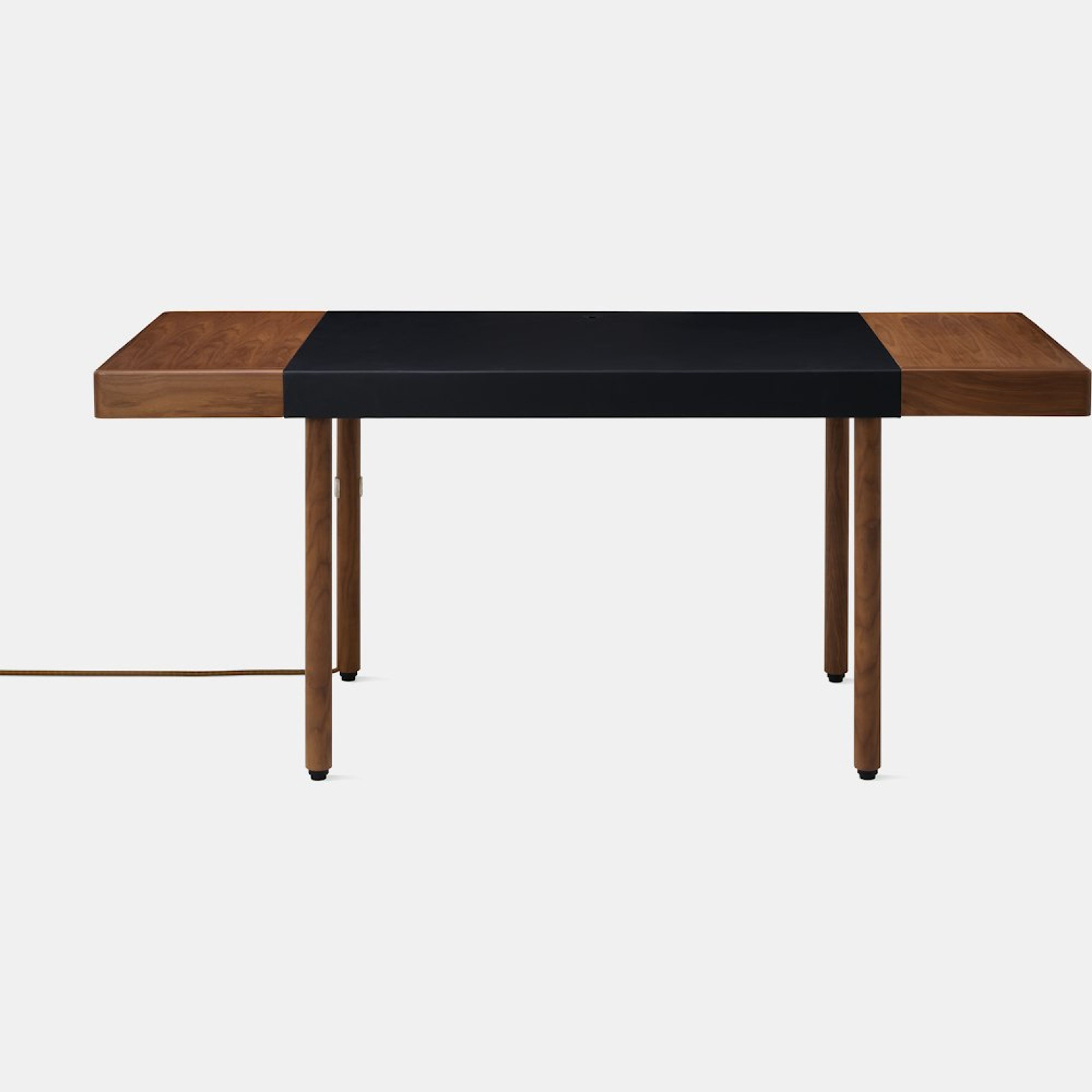 New Canaan Leather Wrap Sit-to-Stand Desk with 2 Drawers | DWR