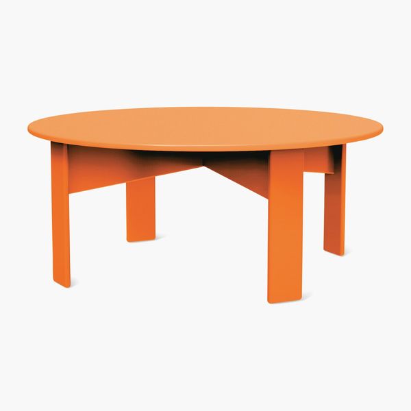 Lollygagger Cocktail Table, Sunset Orange at Design Within Reach