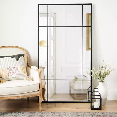 Metal Paned Camden Leaner Mirror | Kirklands Home