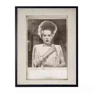 Vintage Frankenstein Wife Halloween Wall Plaque | Kirklands Home