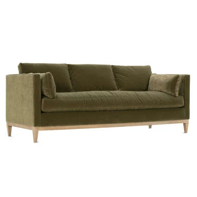 Leo Velvet Sofa by Rowe Furniture at Lumens.com