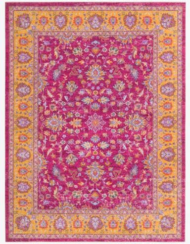 Berry Pink 7' 10 x 10' 4 Medina Rug | Rugs.com