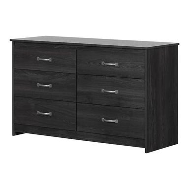 Tassio 6-Drawer Gray Oak Finish Dresser (52 in W. x 31.25 in H.)