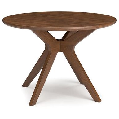 Signature DESIGN BY ASHLEY Lyncott Contemporary Brown Wood 45 in. 4 Legs Dining Table Seats 4 D615-15