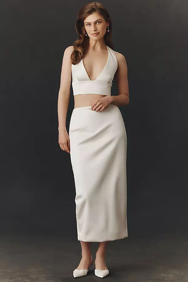 Satin Maxi Skirt
