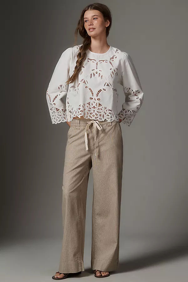 Lily Crop Drawstring Pants