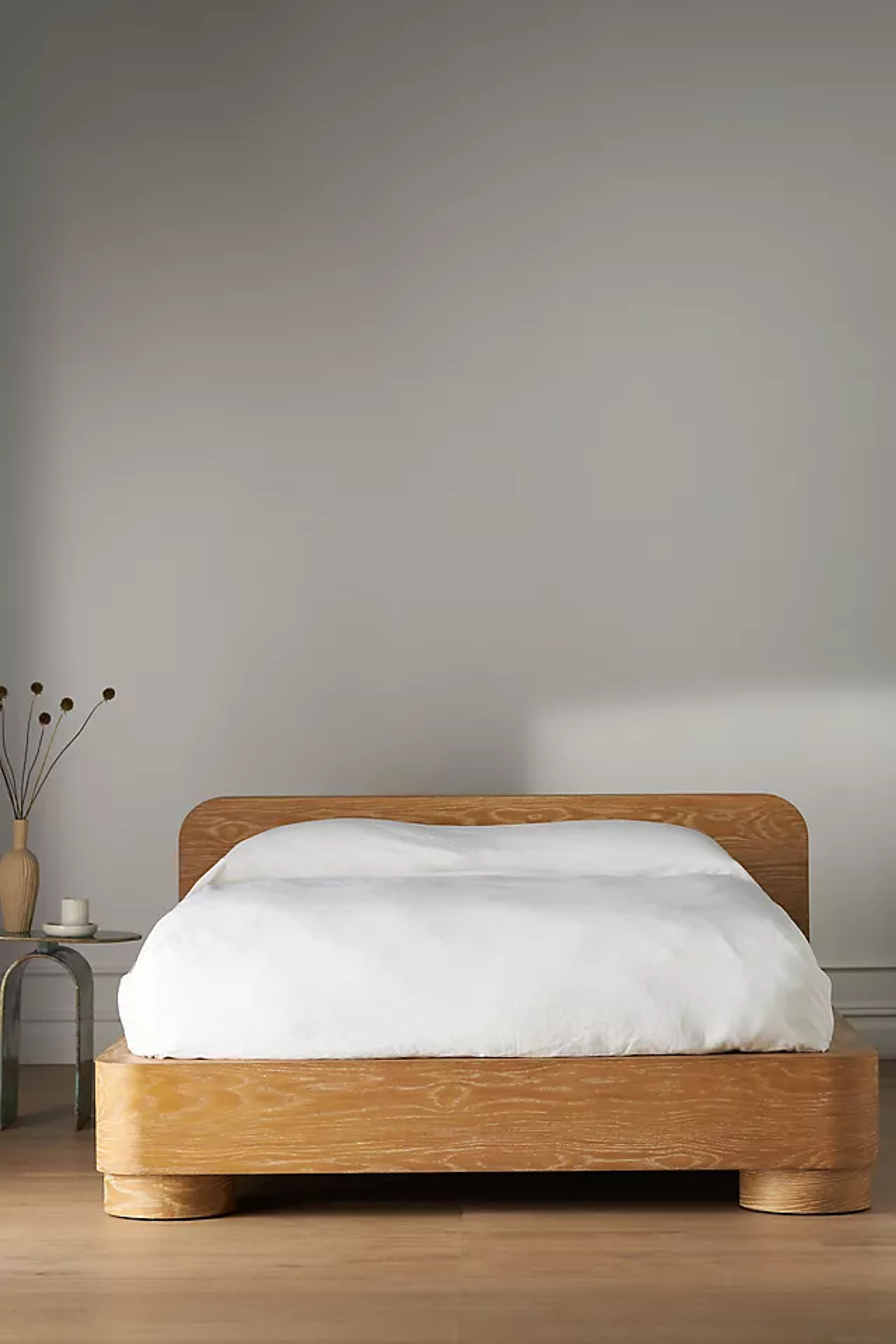 Aletta Bed - Stylish Natural Wood Frame Bed