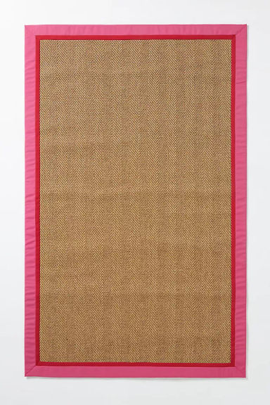 Flatwoven Double Border Performance Rug