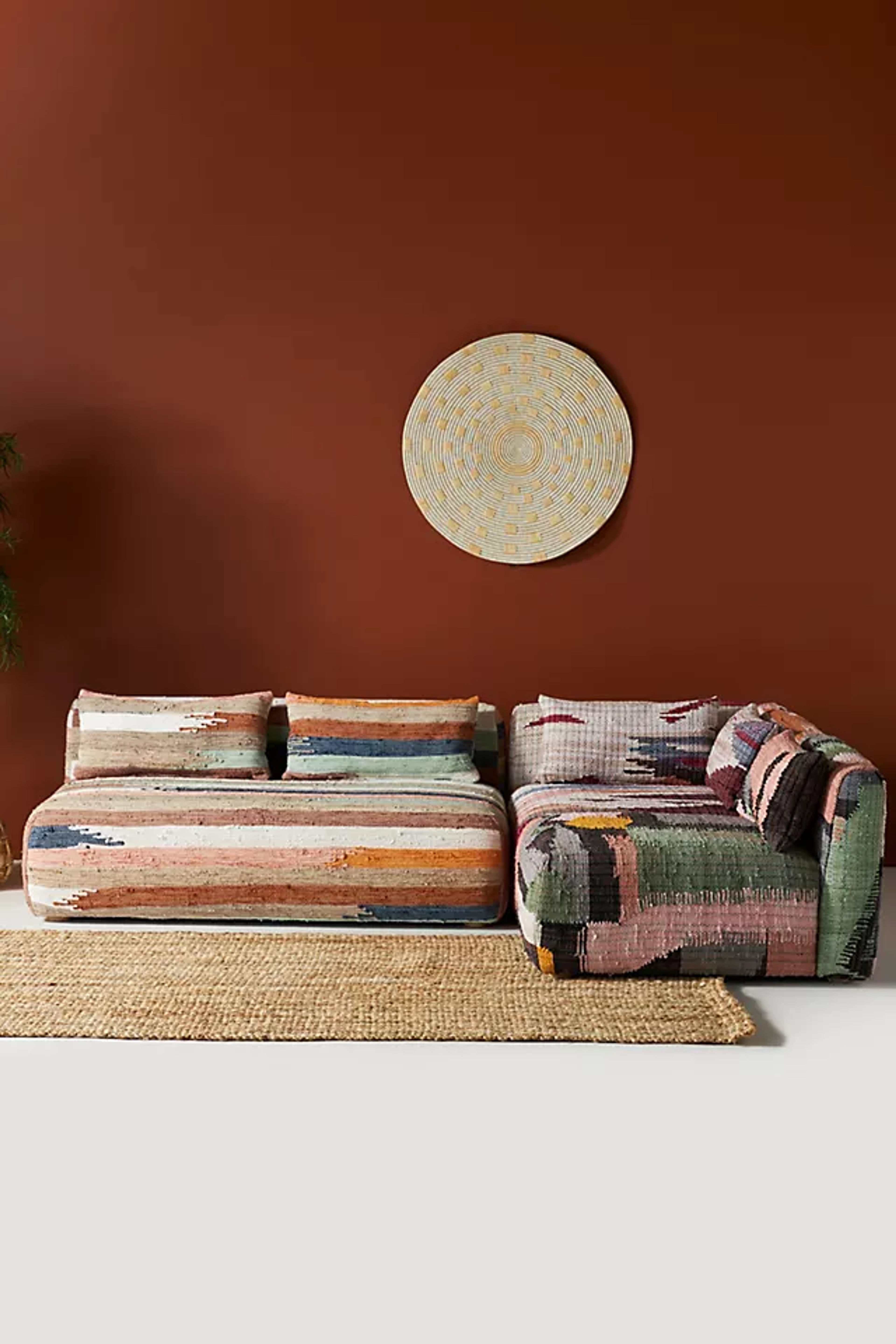Woven Marija Kori Modular Armless Sofa - Customizable