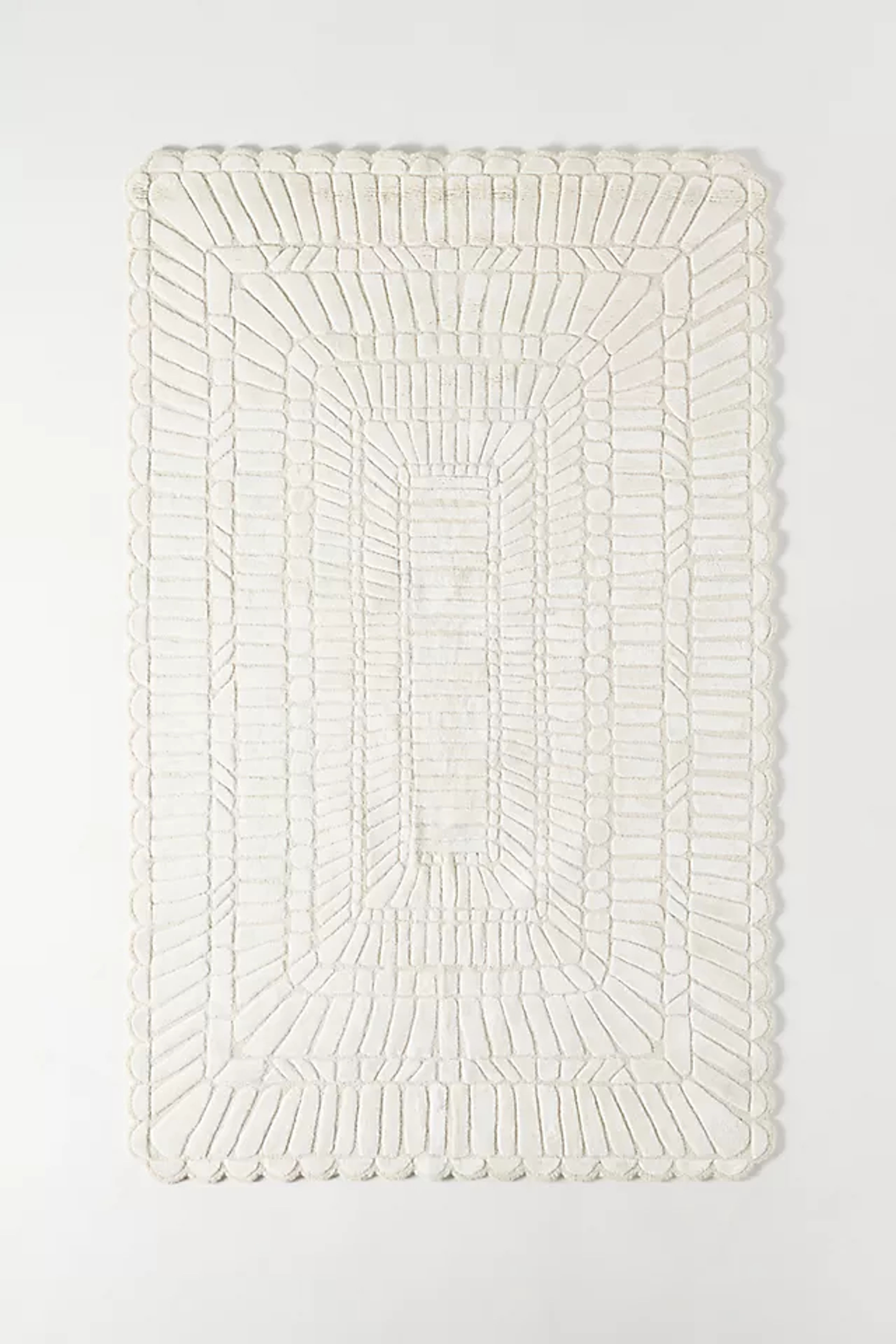 Leighton Wool Blend Tufted Sculpted Rug | Plush Comfort