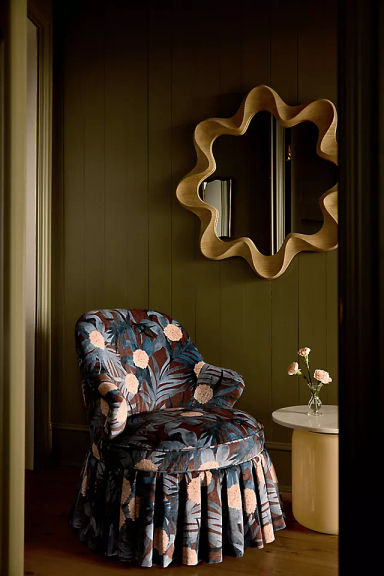 Lorelei Frederica Velvet Accent Chair