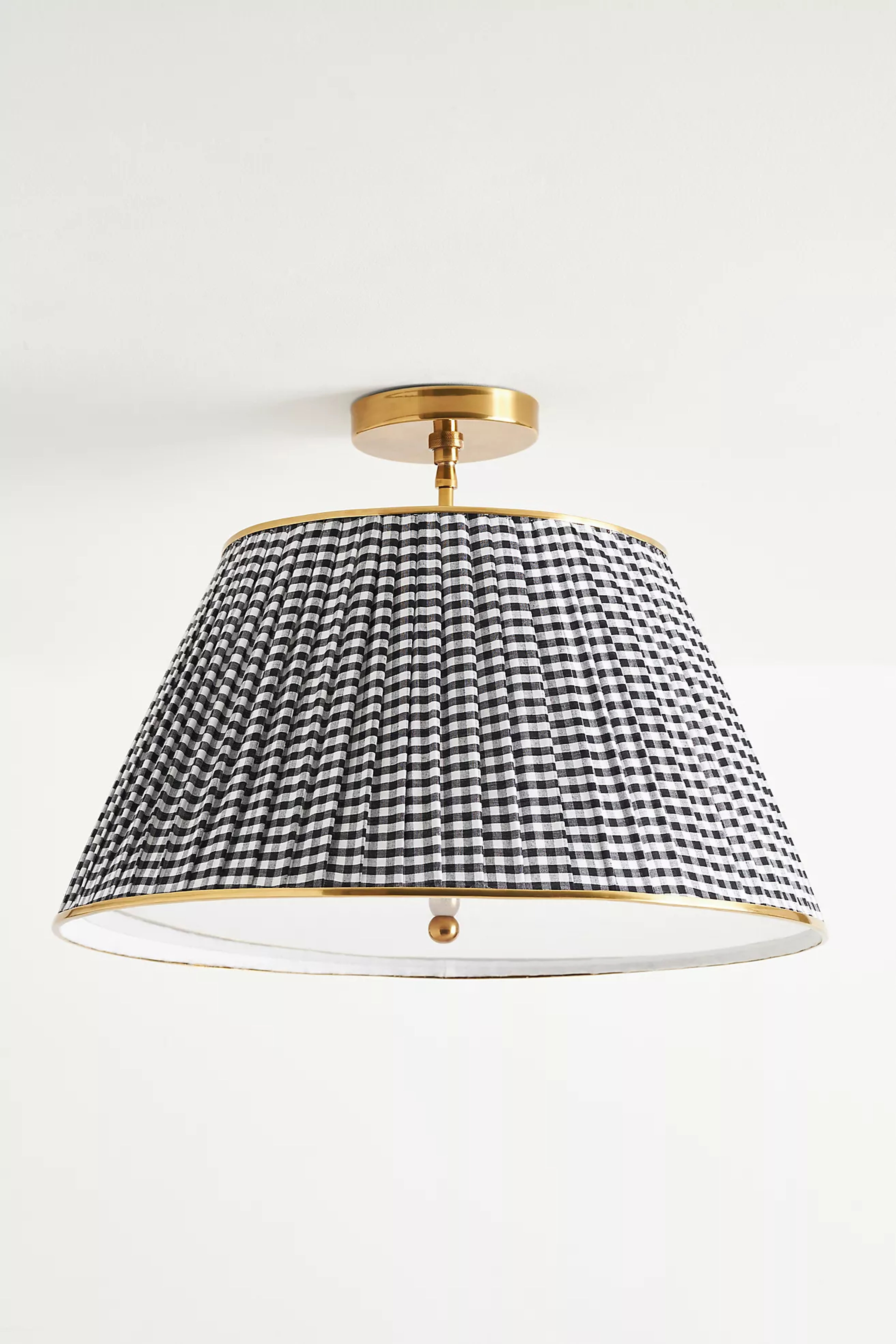 Lee Brass Semi-Flush Mount Pendant - Anthropologie