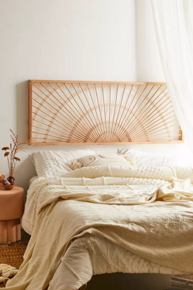 Sol Wooden Sun Beam Floating Headboard