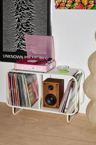 Alana Vinyl Storage Console