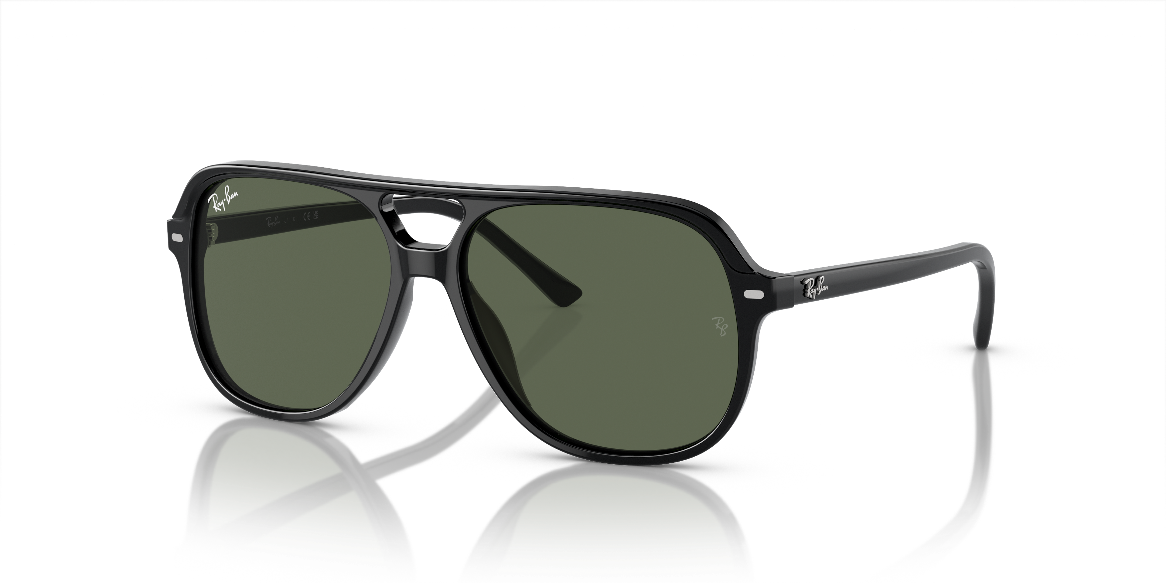 Ray-Ban Bill Kids Occhiali da Sole Nero e Verde