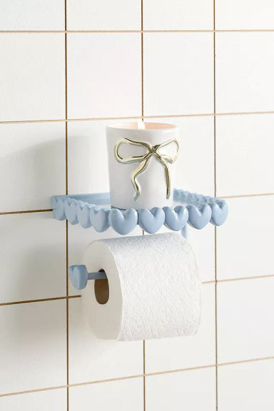 Blue Eloise Toilet Roll Holder
