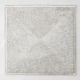 Elegant Metallic Beaded Placemat - 15" Square Table Mat
