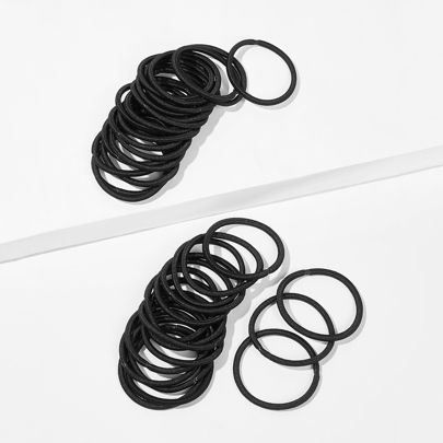 Elastic Rubber Band 38pcs Casual Hair Ties Ponytail Holders Hair Elastics Hair Rubber Bands Scrunchies Hair Rope Elastic Hair Tie