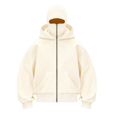 Winter Balaclava Zip Hoodie For Outdoor Activities Hiking Travel Running