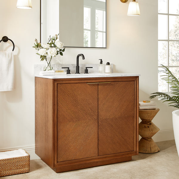 Thursen 36" Single Bathroom Vanity Small Bathroom Sink Cabinet