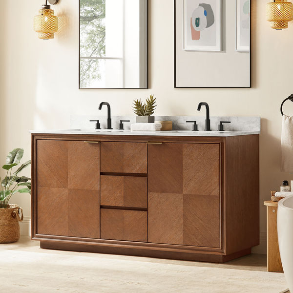 Thursen 63" Double Bathroom Vanity with Double Sink and Drawers