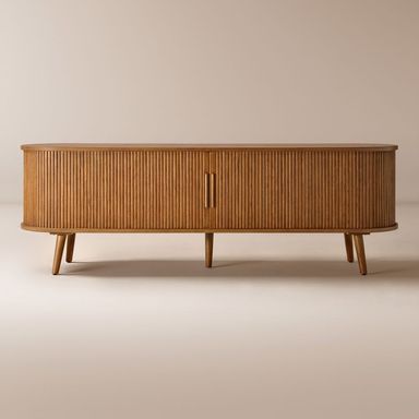Valo 70" Oval Wood Media Console