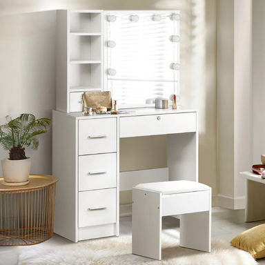 2 Piece Emily Dressing Table & Stool Set