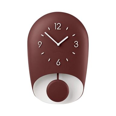 Relógio De Parede Com Pendulo Bell 22x8x33 cm Vermelho Guzzini