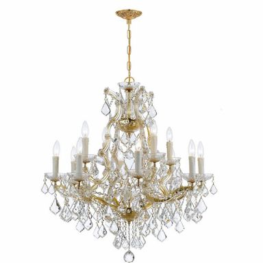 Maria Theresa - Twelve Light Chandelier in Classic Style - 29 Inches Wide by 30 Inches High
