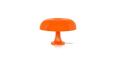 Lotus Atelier Orange Mushroom Lamp for Modern Bedroom & Decor