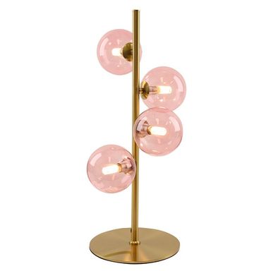 Design tafellamp roze, Remo, met schakelaar