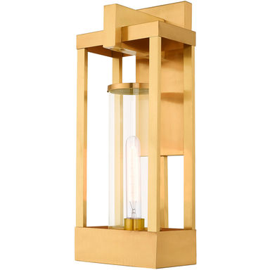 Delancey 1 Light 20 inch Satin Brass Outdoor Wall Lantern
