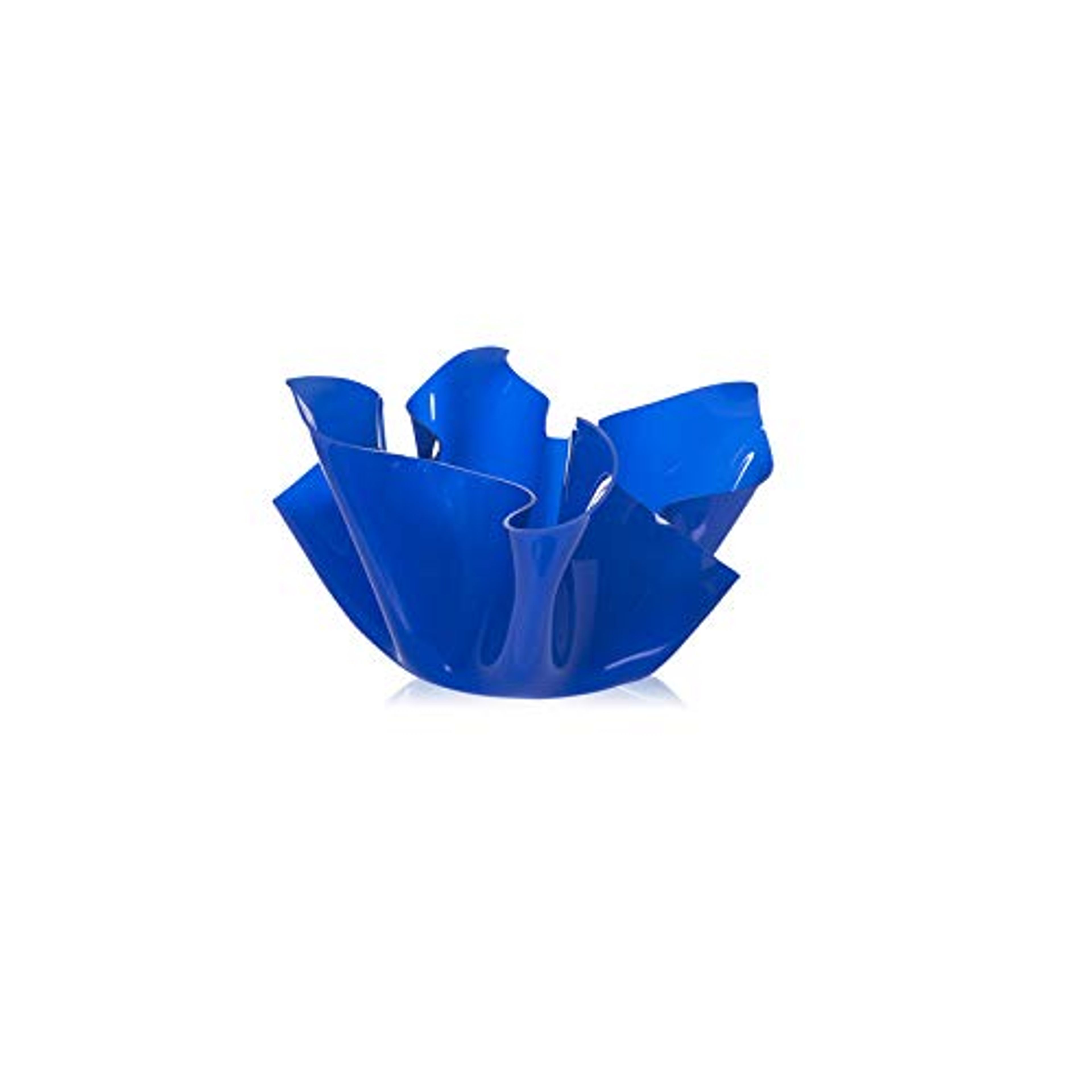iPLEX Blue Plexi-Glass Flower Pot - Handmade Italy