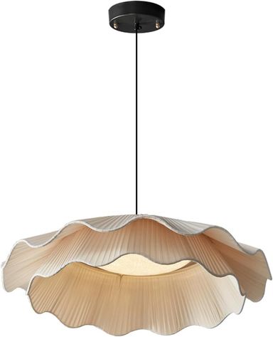 Minimalist Cream Wind White Lantern Fabric Silk Bedroom Pendant Light Mid Century Modern Kitchen Island Hanging Lamp Nordic Creativity Brass Dining Table Chandelier for Living Room Study