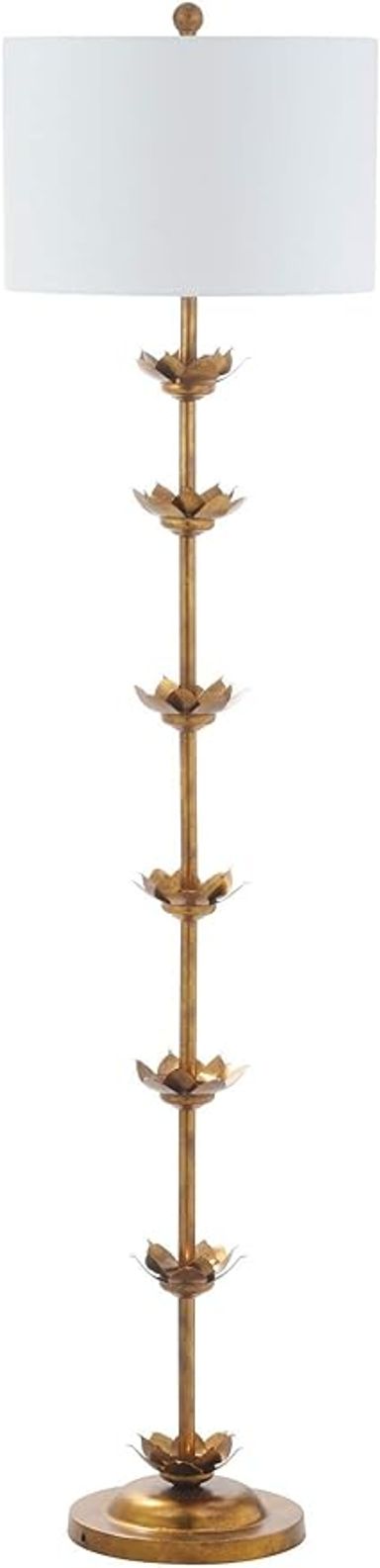 Safavieh FLL4003A Lighting Collection Landen Leaf 63.5" Antique Gold Floor Lamp, Metal - Amazon.com