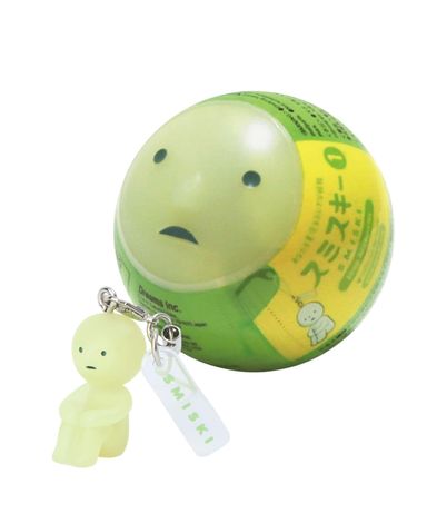 Smiski Strap Accessory - Series 1, Glow in The Dark Charm Accessory (1) Assorted Sealed Blind Box Original Mini Figure