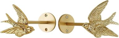 Amazon.com: CatchDragon Brass Bird Animal Curtain Holdbacks,Brushed Gold Curtain Tiebacks, Wall Mounted Curtain Tiebacks Hook Decorative for Home Living Room Bathroom Dining Room (Set, Long-9.5cm) : Home & Kitchen