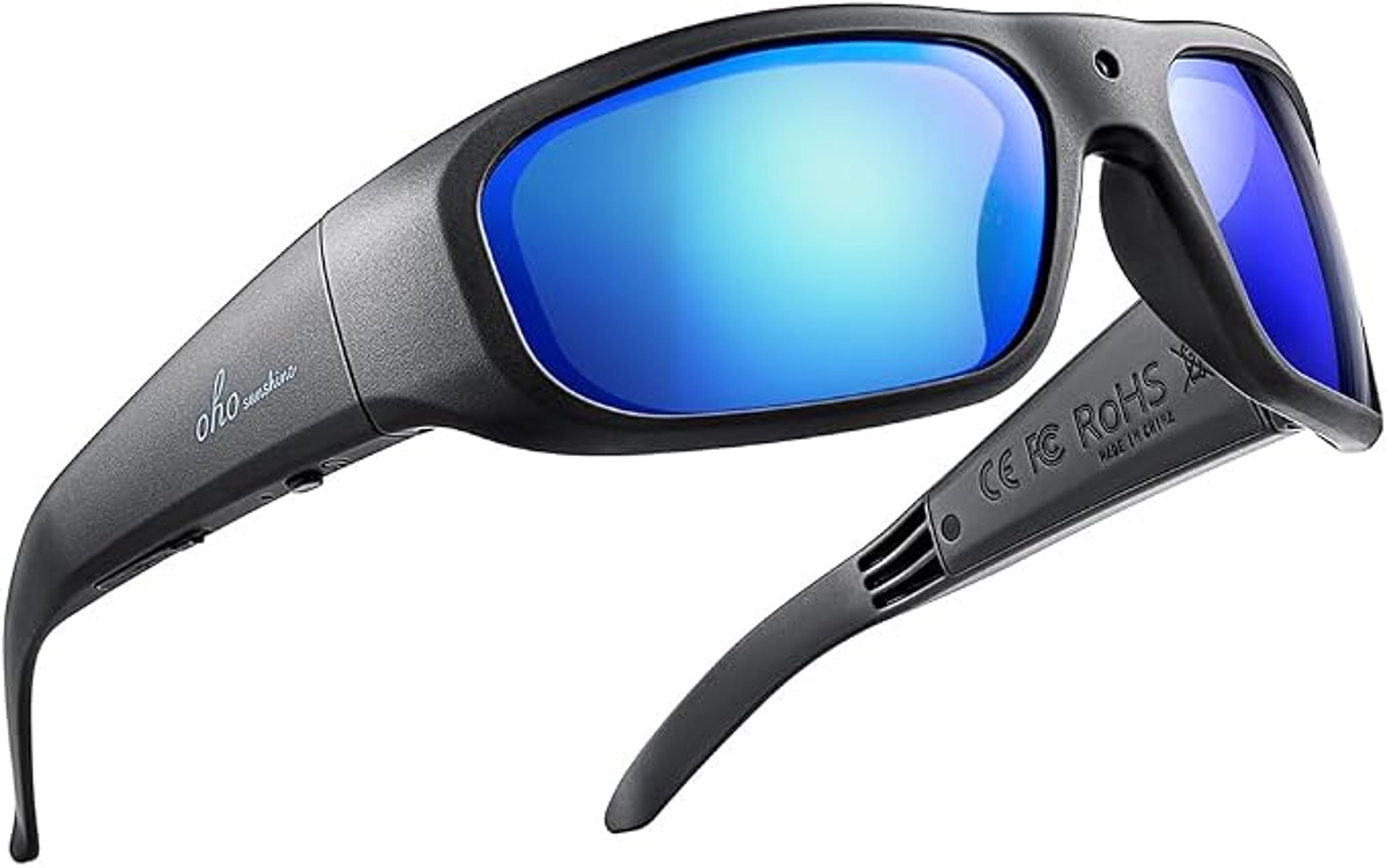 OhO 128GB Camera Glasses 1080P Smart Sunglasses