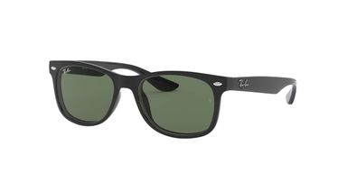 Ray-Ban Wayfarer Sunglasses RJ9052S for Kids Black/Green 47 Millimeters
