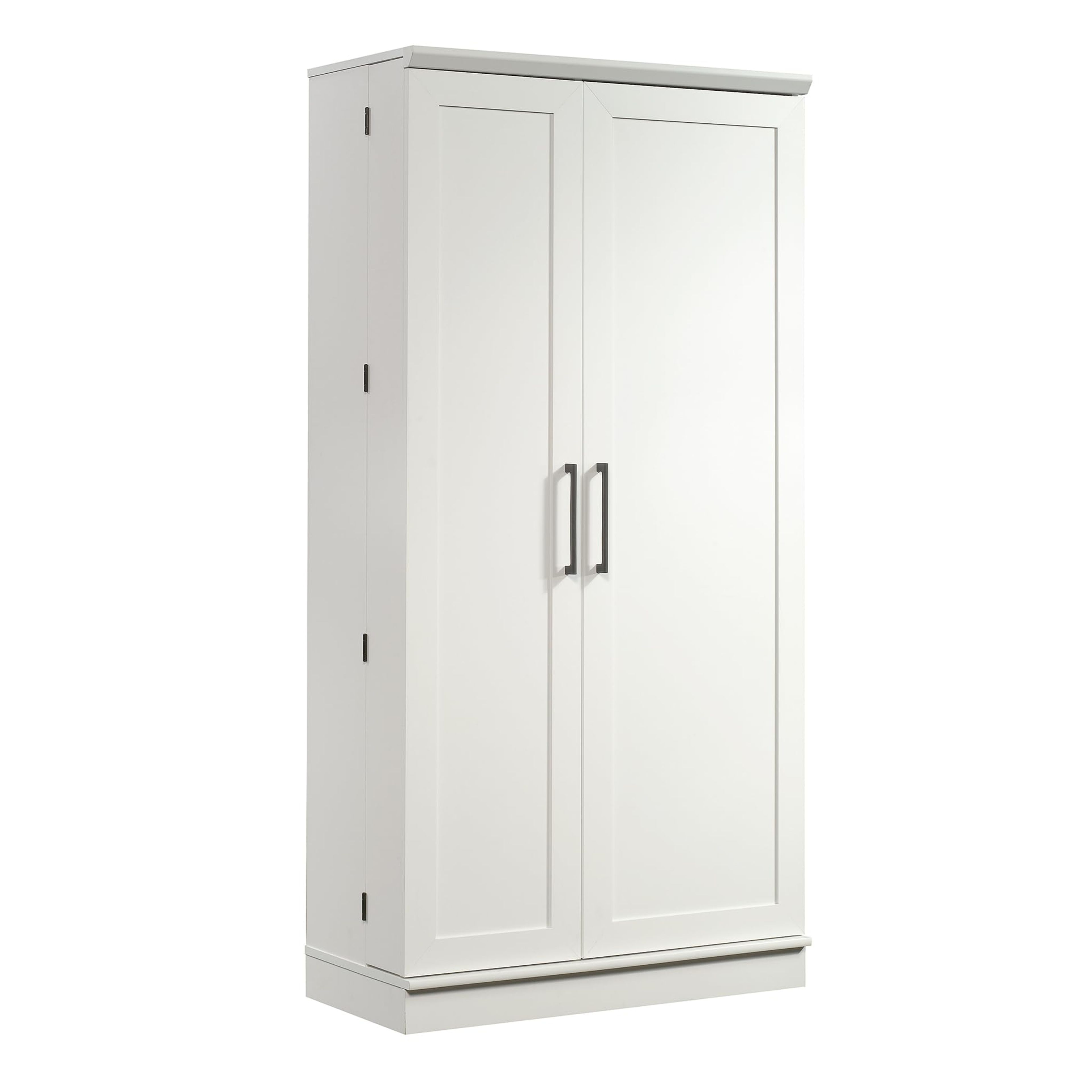 Sauder HomePlus Soft White Pantry Cabinet with Adjustable Shelves